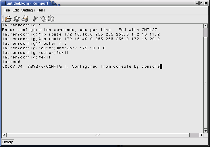 Cisco config